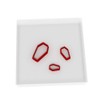 Custom Cutters Coffin Shape Cutters | Mini/Tiny Plastic Cutter for