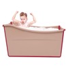 Foldable Bathtub, Portable Folding Bathtub Mini Collapsible Bathtub 22.45gal Capacity