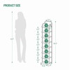 Hzuaneri 8 Tiers Vertical Shoe Rack, Narrow Shoe Tower, Tall
