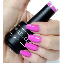 Sparkle & Co. Gel Color 021 Solid Magenta Soak Off UV/LED Gel Nail Polish 15ml