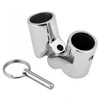 RedSnake Stainless Steel Marine Grade Boat Railing Pipe Connector Folding