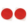 Hy-Ko Carded Reflectors, High Visibility Light Reflective Markers for Driveway,