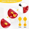 Oraivy 12 PCS Universal Yellow Gas Can Vent Caps, Fuel