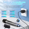 Microfono Inalambrico, Micrófono Inalambrico Profesional de 2 Pcs, Kit de
