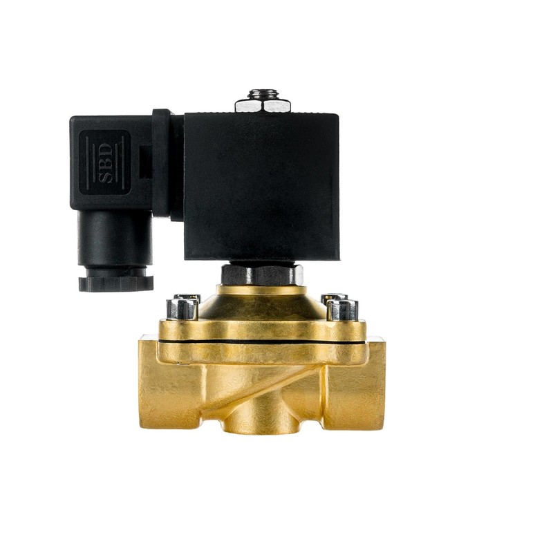 FSA Viton Solenoid Valve Brass 1/2 Inch 24 V AC