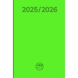 ARB 0_x_0 - Planner 2025/2026 – Diario Settimanale & Mensile: Battute, Puzzle, Sudoku e Habit Tracker | Verde | Copertina Morbida