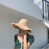 Straw Hat, Women's, Sun Protection Hat, Sun Visor, Ribbon Chin