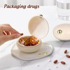 ULTECHNOVO Daily Pill Organizer, Portable Pill Box Organizer, 4 Compartments