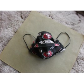 Handmade 100% Cotton Mask - San Francisco 49ers - 2 layers of fabric