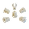 Expansion Nut Clips Universal Body in White Pack of 20