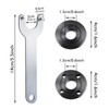Angle Grinder Adjustable Spanner, 5/8" Angle Grinder Key, Inner and