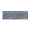 DK Homewares Indian Ethnic Turquoise 150 x 40 cm Brocade