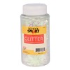 School Smart Craft Glitter, 7 Ounce Jar, Snow