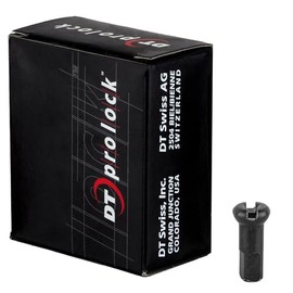 DT Swiss Pro Lock Pro Head 2.0 x 12mm Black Brass Nipple, Box of 100