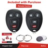 KeylessOption Keyless Entry Remote Control Car Key Fob Replacement for