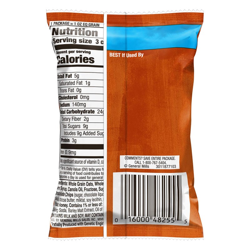 Nature Valley Crisps, Chocolate Chip, 1.2 Oz, 120 Count