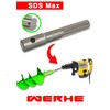 WERHE SDS Max Adapter for Earth Drills - Compatible with