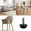 Septe Screw in Threaded Furniture Adjustable Levelers, Suitable for Chair
