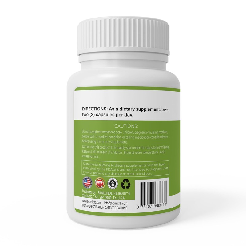 Biomix Herbal Plus Cápsulas Naturales B-pass – Fórmula Botánica –