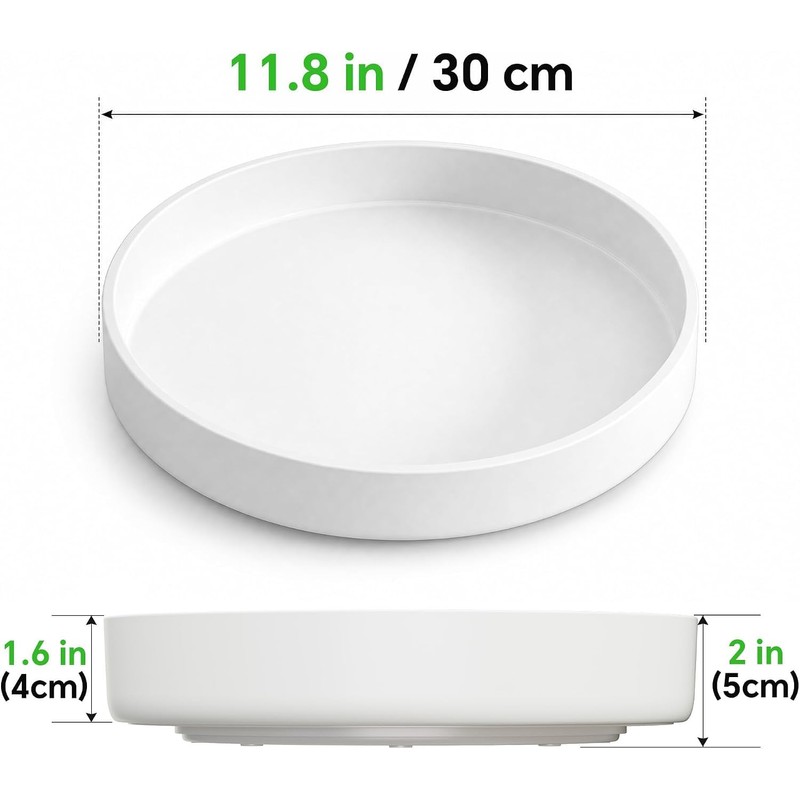 CTIME 11.8" Lazy Susan for Refrigerator, Lazy Susan Spice Rack