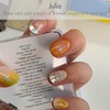 UUUUU. Semi Cured Gel Nail Strips - [Julia], UV Nail