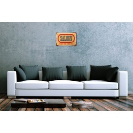 Tin Sign Metal Wall Plaque PosterFun Ravtive Saloon