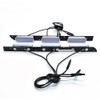 ECAHAYAKU Front Bumper LED Grille Amber Turn Signal Light Driving