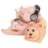 Pig Statue Mini Funny Casual Musical Resin Pig Art Figurine