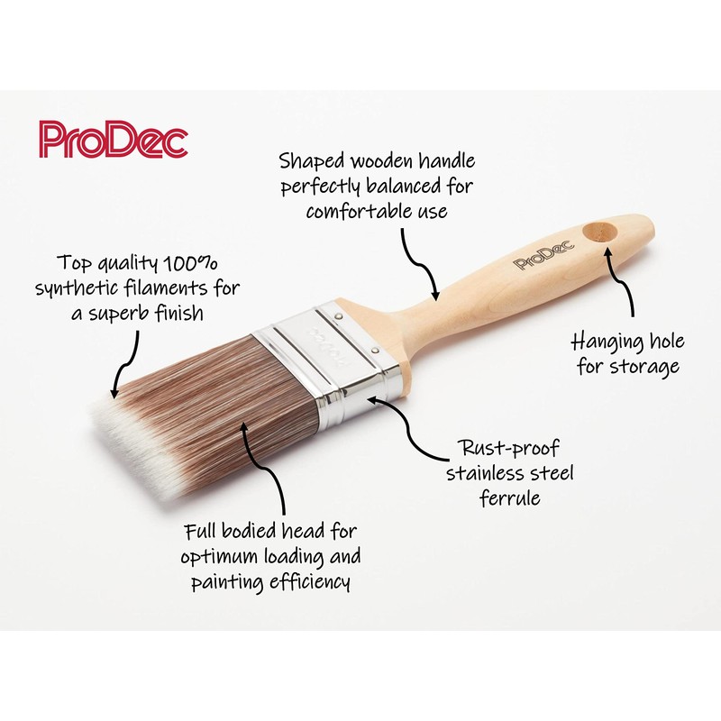 ProDec PBPT049 Synthetic Brushes - Pack of 6