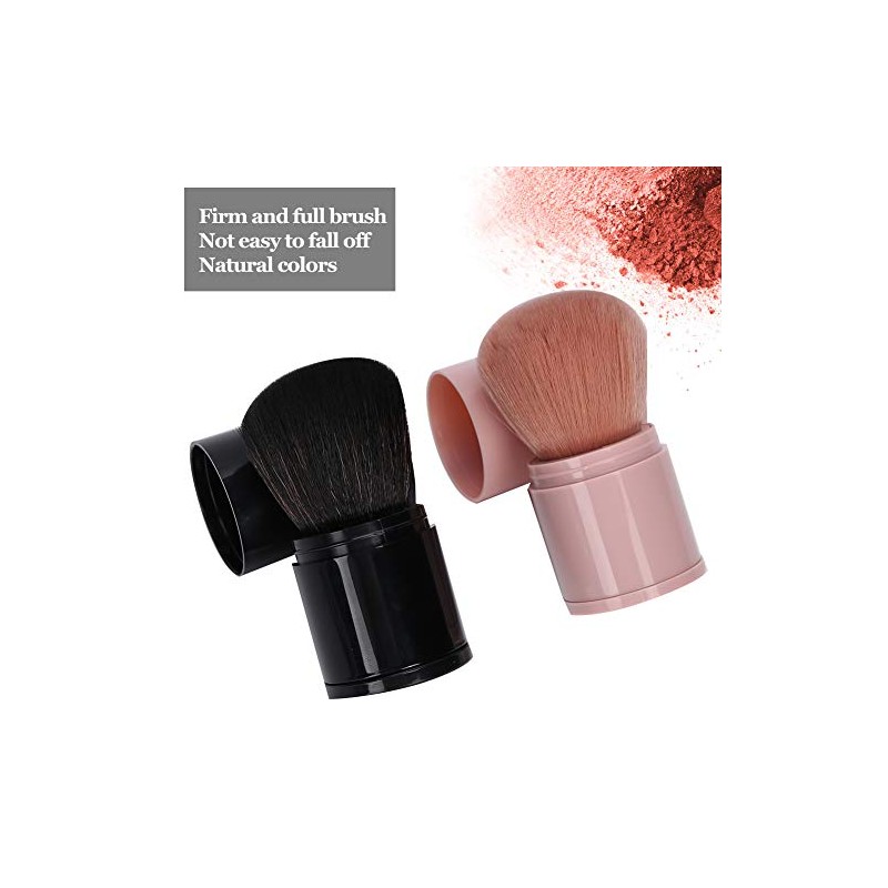 Brocha Rubor Uds Profesional Retráctil Contorno Polvo Cara Maquillaje Suelto