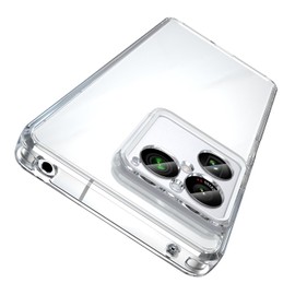 Completely transparent. Shock resistant! McDuLL 1 VIII Case, SO-51G SOG17 XQ-GE44 Clear, Double Layer Structure, TPU + PMMA, Strap Hole, Scratch Resistant, Yellowing Prevention, Four Corners