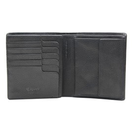 Esquire Large Wallet with 16 Card Slots, RFID Protection, Leather, Black, Men's Wallet, black, Classic