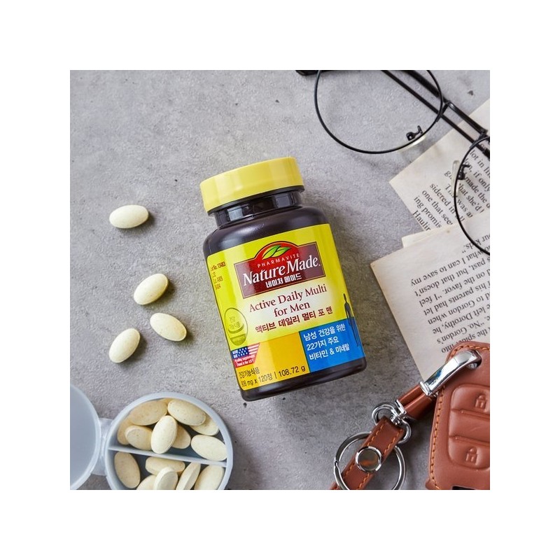 Nature Made Active Daily Multi for Men (120 tablets) (Yeongdeungpo