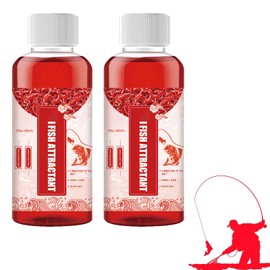 Nexolla Bait Scent Fish Attractants for Baits, Natural Bait Scent Fish Attractants for Baits, Fish Attractant Concentrated Bait, Angel Attractant Scented Bait Outdoor Fishing Accessories, Pack of 2