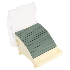 Namvo Dental Drill Holder with Drawer Cleaning Container Round Home Diamond Oral Care Tool for Needle Instruments Drill