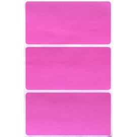 Royal Green Rectangular Name Tag Stickers Color-Coding Labels for Organizing, Moving, and Storage Boxes 4" x 2" Stickers to Write On Name Tags for Events & Parties, 45-Pack (Pink)