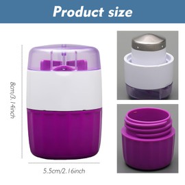 3 in 1 Pill Crusher for Tablets – Pill Crushers & Splitters with Stainless Steel Grinder, Pill Splitter for Small Tablets, Tablet Crusher for Pills & Pet Use, Storage Compartment Included