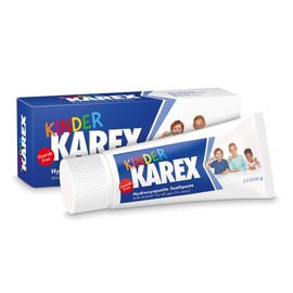 Kinder Karex Hydroxyapatite Kids Toddler Toothpaste I Fluoride Free I Clinically Tested I 2.3 oz (Pack of 3)