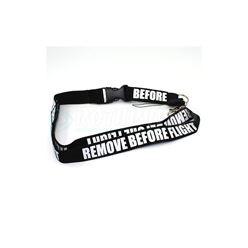 Rotary13B1 Remove Before Flight Lanyard - Black
