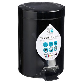 JJA 105613 Bin Metal 3 Litres Black