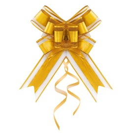 YKYUASD 20 PCS Pull Bows Gift Wrapping Bow for Presents Baskets Boxes Xmas Tree Flower Large Ribbon Bows for Mother's Day Graduation Christmas Valentine's Day Birthdays Parties Wedding （6 inches）