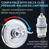 Pressure-Balancing Valve Trim Replacement for Delta BT14096 Windemere 14 Series,