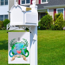 Vohado Earth Day Garden Flag April 22 Party Decoration Save Our Planet School Classroom Double Sized Outdoor Yard Sign
