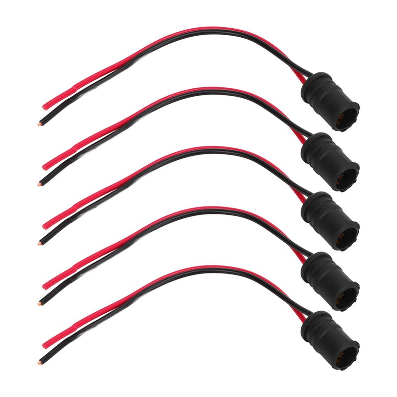 10 Pcs T10 W5W LED Socket Holder Light Bulb Extension