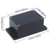 Otdorpatio 2Packs Junction Box IP65 Waterproof ABS Plastic Electrical Project