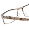 Calabria 5961 Metal Spring Camouflage 53mm Designer Reading Glasses Silver