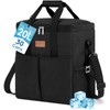 Lifewit Insulated Cool Bag with 30-Can Capacity, Black