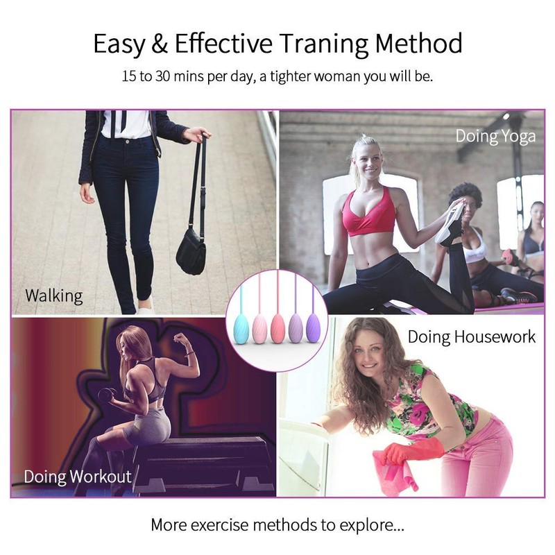Pelvic Floor Training Balls - Vaginal Balls (Set of 5)