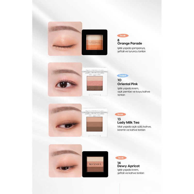 Missha The Style Triple Shadow No.01 brownie Pink