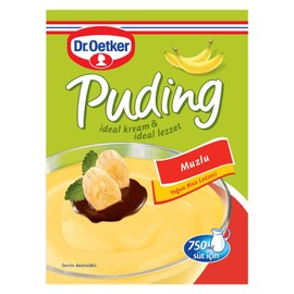 Dr. Oetker Banana Pudding Mix (Muzlu Puding Toz Karm) 120g